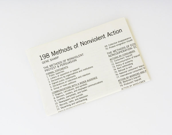 198 Methods of NonViolent Actions - Gene Sharp